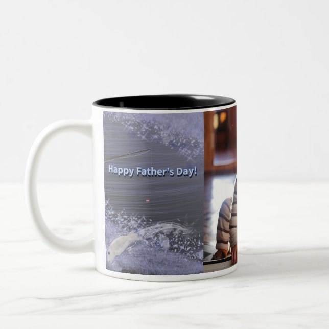 Caneca De Café Em Dois Tons Dia de os pais (Esquerda)