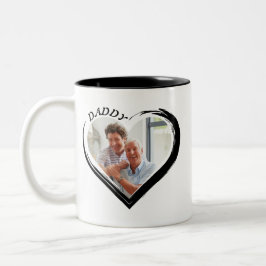 Caneca De Café Em Dois Tons Dia de os pais Personalizado Mug - Ideia de Oferta