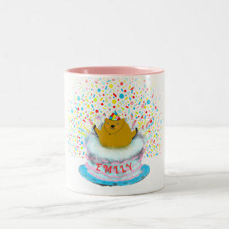 Caneca De Café Em Dois Tons Dia do Groundhog