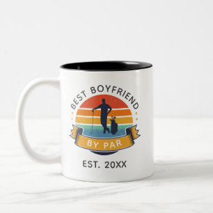 Caneca De Café Em Dois Tons Dia dos Namorados Foto Melhor Namorado Por Par Gol