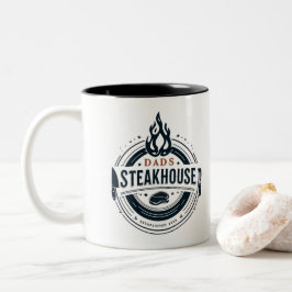 Caneca De Café Em Dois Tons Dia dos Pais Dad’s Steakhouse