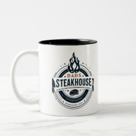 Caneca De Café Em Dois Tons Dia dos Pais Dad’s Steakhouse