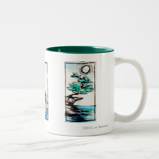 Caneca De Café Em Dois Tons Dia e noite (Direita)