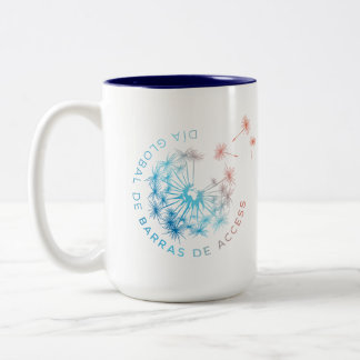 Caneca De Café Em Dois Tons Día Global de Barras de Access taza