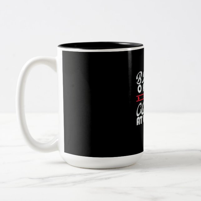 Caneca De Café Em Dois Tons Dia Mau De Golfista (Esquerda)