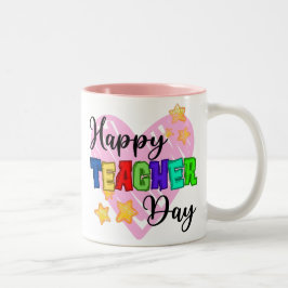 Caneca De Café Em Dois Tons Dia Mundial do Professor