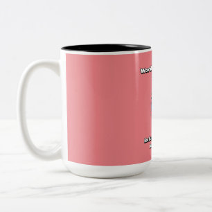 Caneca De Café Em Dois Tons Dia Mundial dos Refugiados. Refugiados bem-vindos.