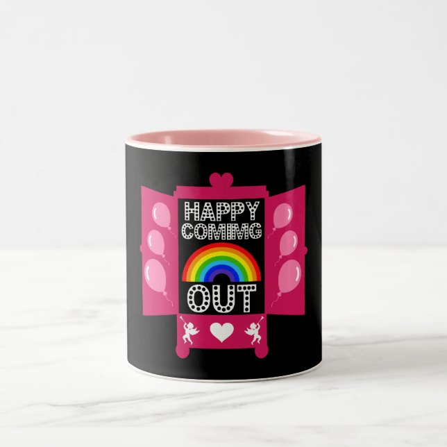 Caneca De Café Em Dois Tons Dia Nacional de Saída (Centro)