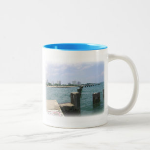 Caneca De Café Em Dois Tons Dia Preguiçoso nos Dock