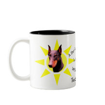 Dia Sem Dobie Cute Doberman Personalizado
