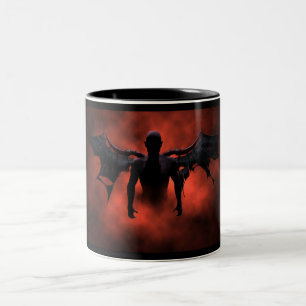 Caneca De Café Em Dois Tons Diabo