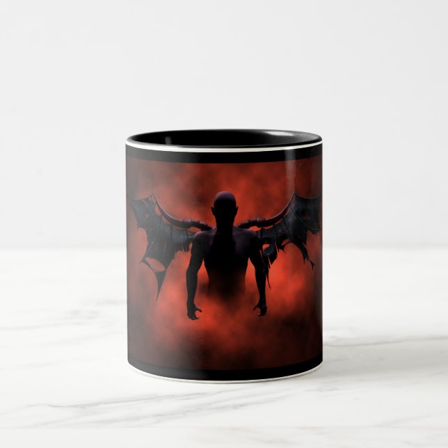 Caneca De Café Em Dois Tons Diabo (Centro)