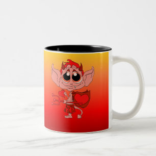 Caneca De Café Em Dois Tons Diabo doce de Lil