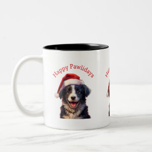 Caneca De Café Em Dois Tons Dias de Vida - Amantes de Cachorro