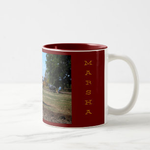 Caneca De Café Em Dois Tons Dias do rio da colher Marsha 2008