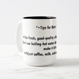 Caneca De Café Em Dois Tons Dicas para café