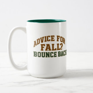 Caneca De Café Em Dois Tons Dicas para Design de Rebote de Outono