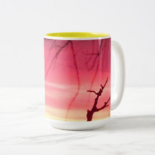 Caneca De Café Em Dois Tons Dicas Perfeitas De Cor Mug De Sol Vibrante