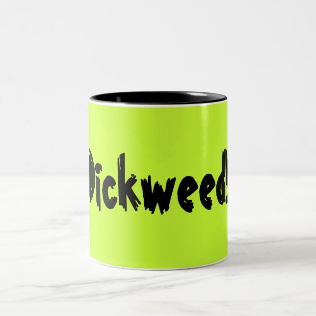 Caneca De Café Em Dois Tons Dickweed! (Centro)