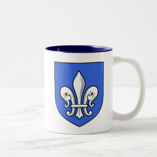 Caneca De Café Em Dois Tons Digby Family Shield Mug