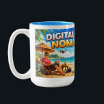 Caneca De Café Em Dois Tons Digital Nomad Brewery<br><div class="desc">Digital Nomad Brewery</div>