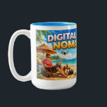 Caneca De Café Em Dois Tons Digital Nomad Brewery<br><div class="desc">Digital Nomad Brewery</div>