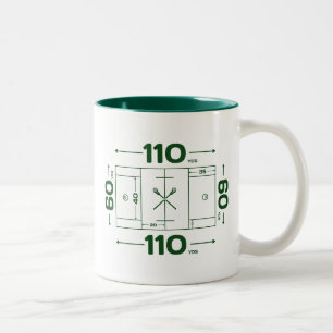 Caneca De Café Em Dois Tons Dimensões do campo