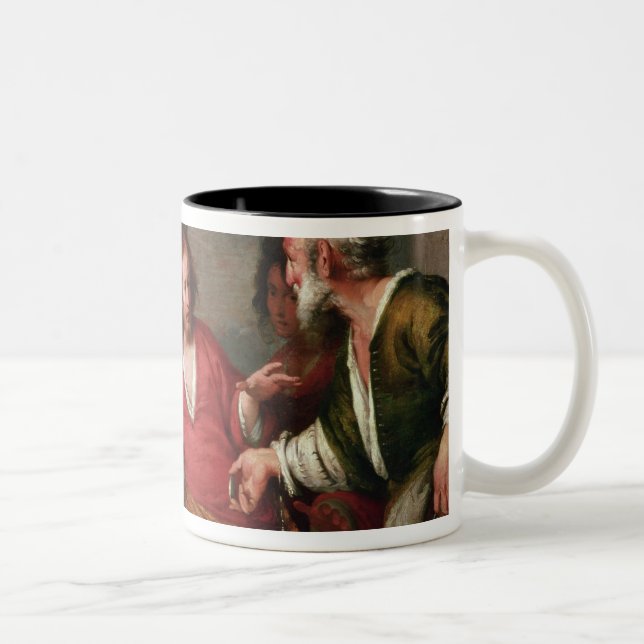 Caneca De Café Em Dois Tons Dinheiro do tributo, c.1631 (Direita)