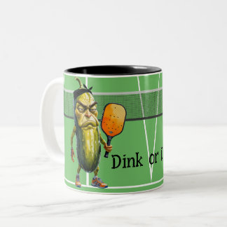 Caneca De Café Em Dois Tons Dink ou Die Funny Dill