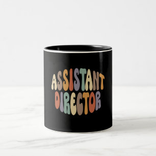 Caneca De Café Em Dois Tons Diretor-Adjunto da Profissão de Carreira Orgulhosa
