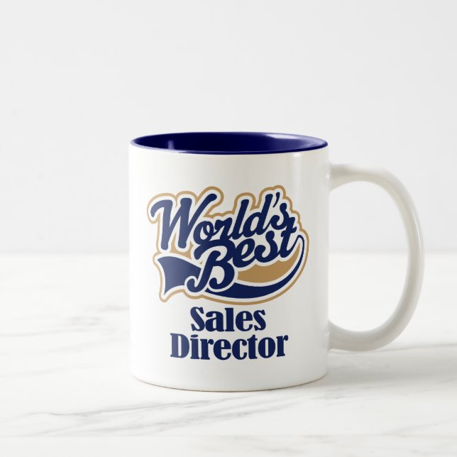 Caneca De Café Em Dois Tons Diretor de vendas presente (Direita)