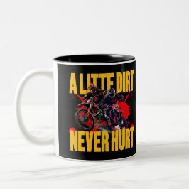 Caneca De Café Em Dois Tons Dirt Bike Vibes