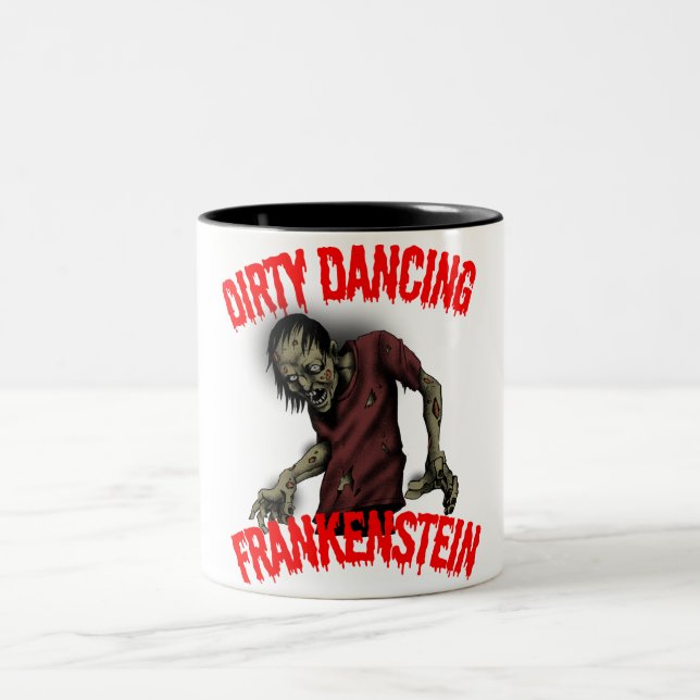 Caneca De Café Em Dois Tons Dirty Dancing Frankenstein  (Centro)