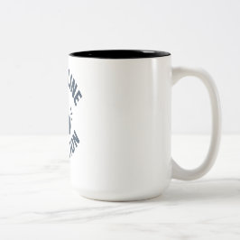 Caneca De Café Em Dois Tons Disciplina Maior que Motivação - Ginásio Fitness