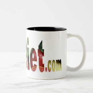 Caneca De Café Em Dois Tons DishDiet. COM agride