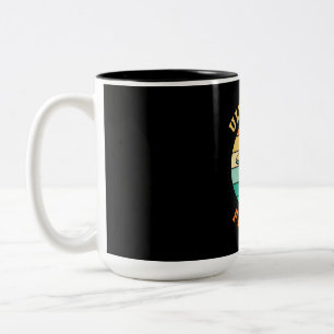 Caneca De Café Em Dois Tons Disk Golf Ultimate Frisbee