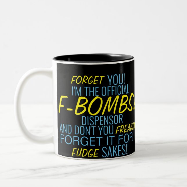 Caneca De Café Em Dois Tons Distribuidor oficial de bombas F (Esquerda)