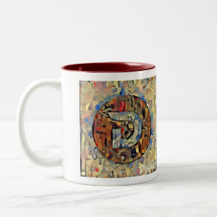 Caneca De Café Em Dois Tons Div - Joan Miro - Mug