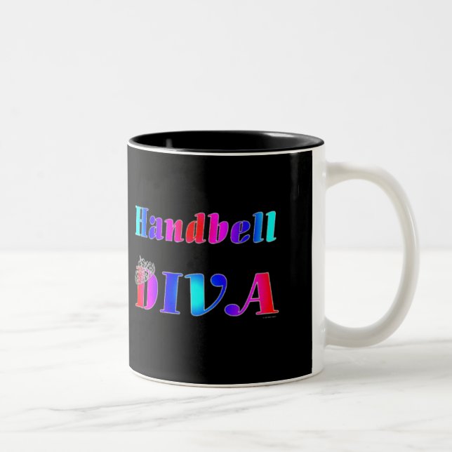 Caneca De Café Em Dois Tons Diva do Handbell (Direita)