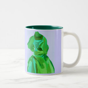 Caneca De Café Em Dois Tons Diva Fashionista No Verão