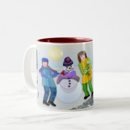 Caneca De Café Em Dois Tons diversão ao ar livre Lee Marie’s Creative Design