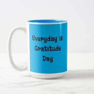 Caneca De Café Em Dois Tons Diversão de Script Todos os Dias é Inspiração para