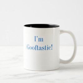 Caneca De Café Em Dois Tons Divertido Ditado Descritivo Bobo Goofy