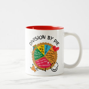 Caneca De Café Em Dois Tons Divisão Amusing Por Pie