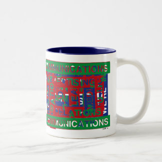 Caneca De Café Em Dois Tons Divisão Comunicação