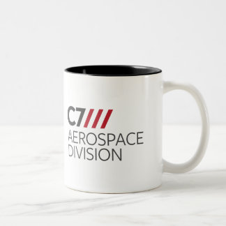 Caneca De Café Em Dois Tons Divisão do espaço aéreo C7
