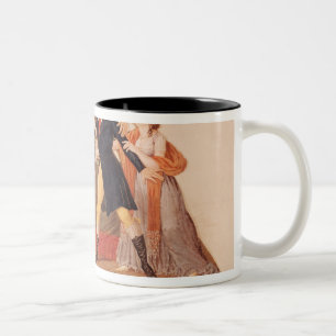 Caneca De Café Em Dois Tons Divórcio. A reconciliação