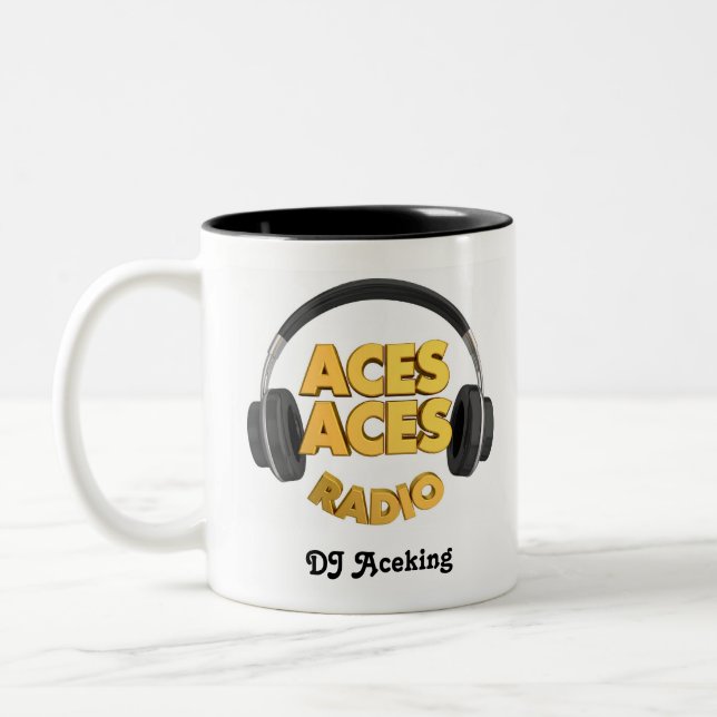 Caneca De Café Em Dois Tons DJ Aceking (Esquerda)