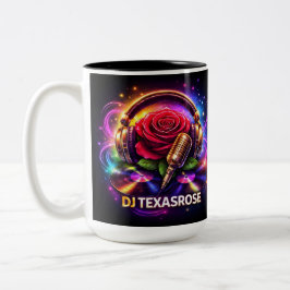 CANECA DE CAFÉ EM DOIS TONS DJ TEXASROSE 2
