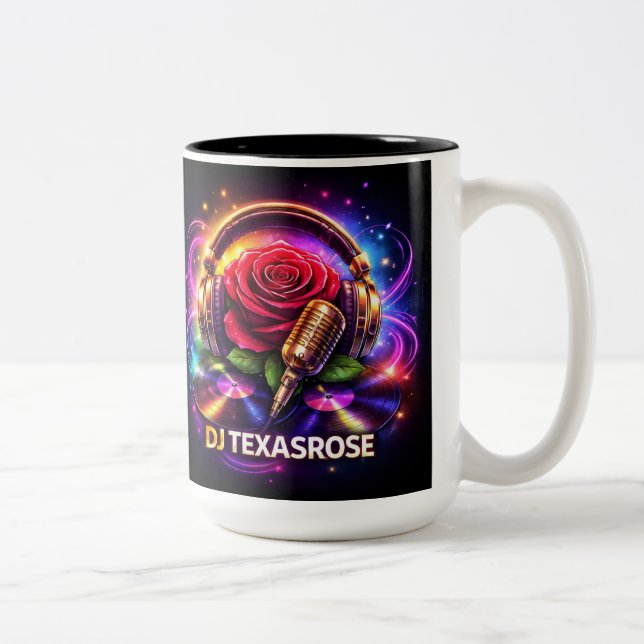 CANECA DE CAFÉ EM DOIS TONS DJ TEXASROSE 2 (Direita)
